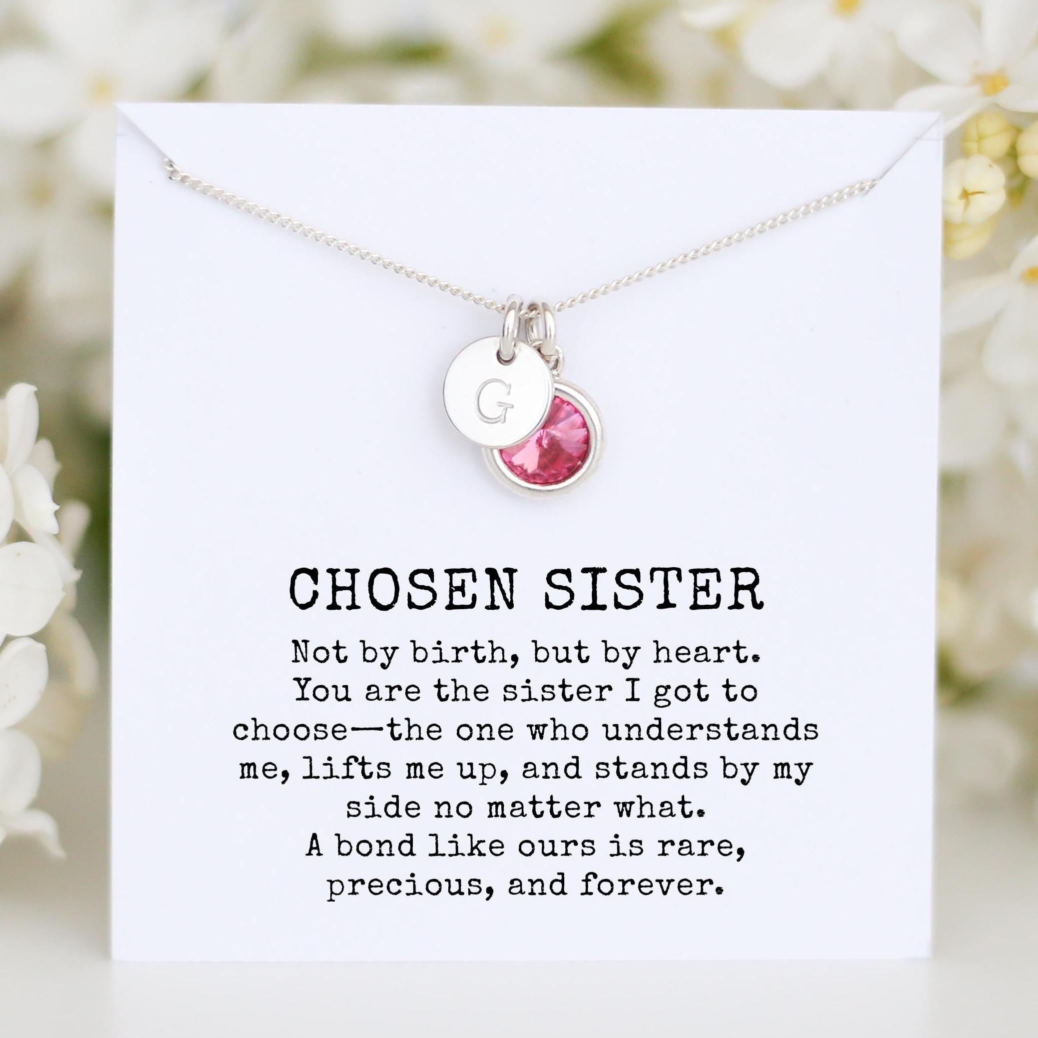 Personalised Chosen Sister Necklace