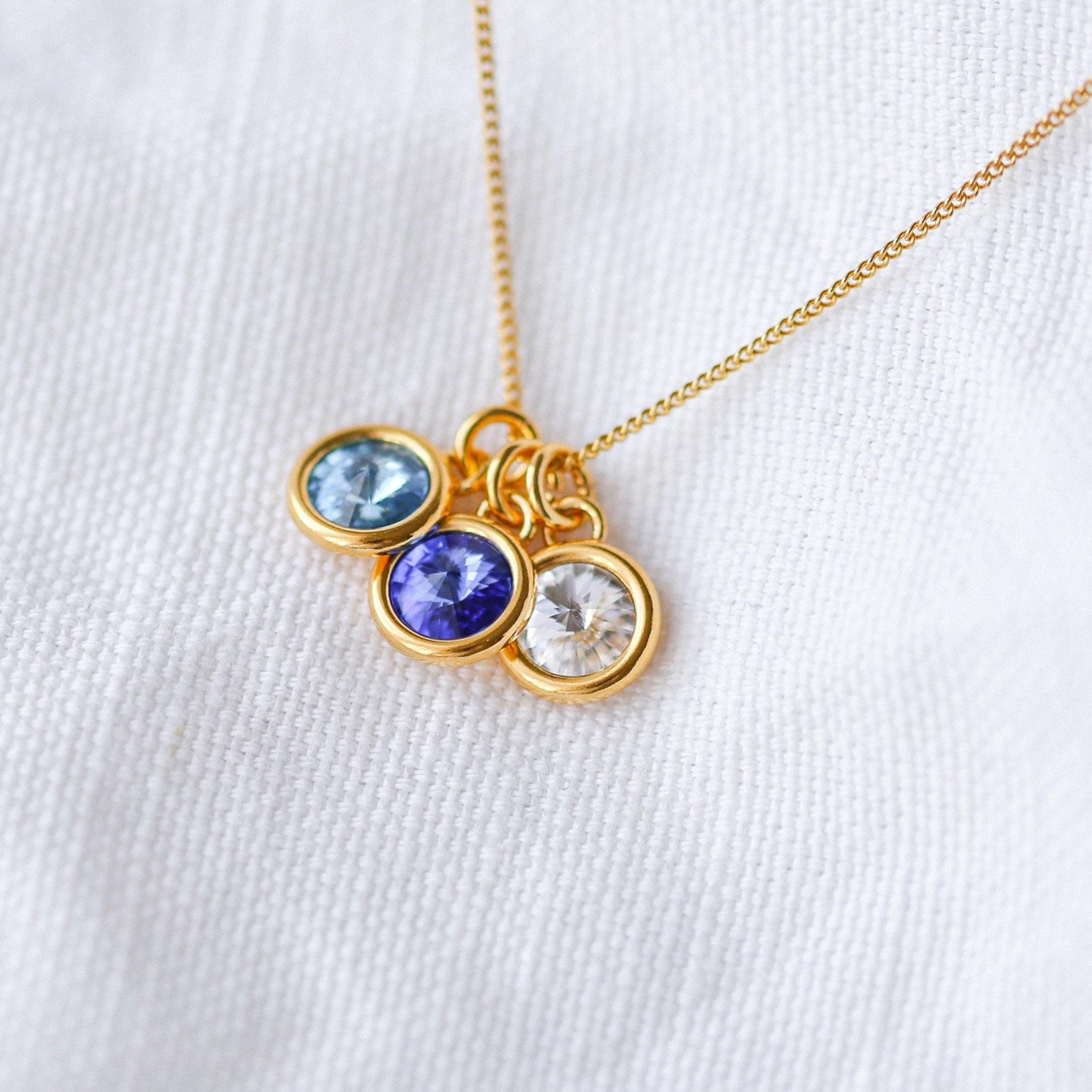 Family Birthstone Necklace