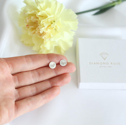 Mountain Stud Earrings