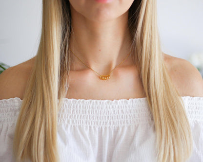 Mama of Two Angels Necklace