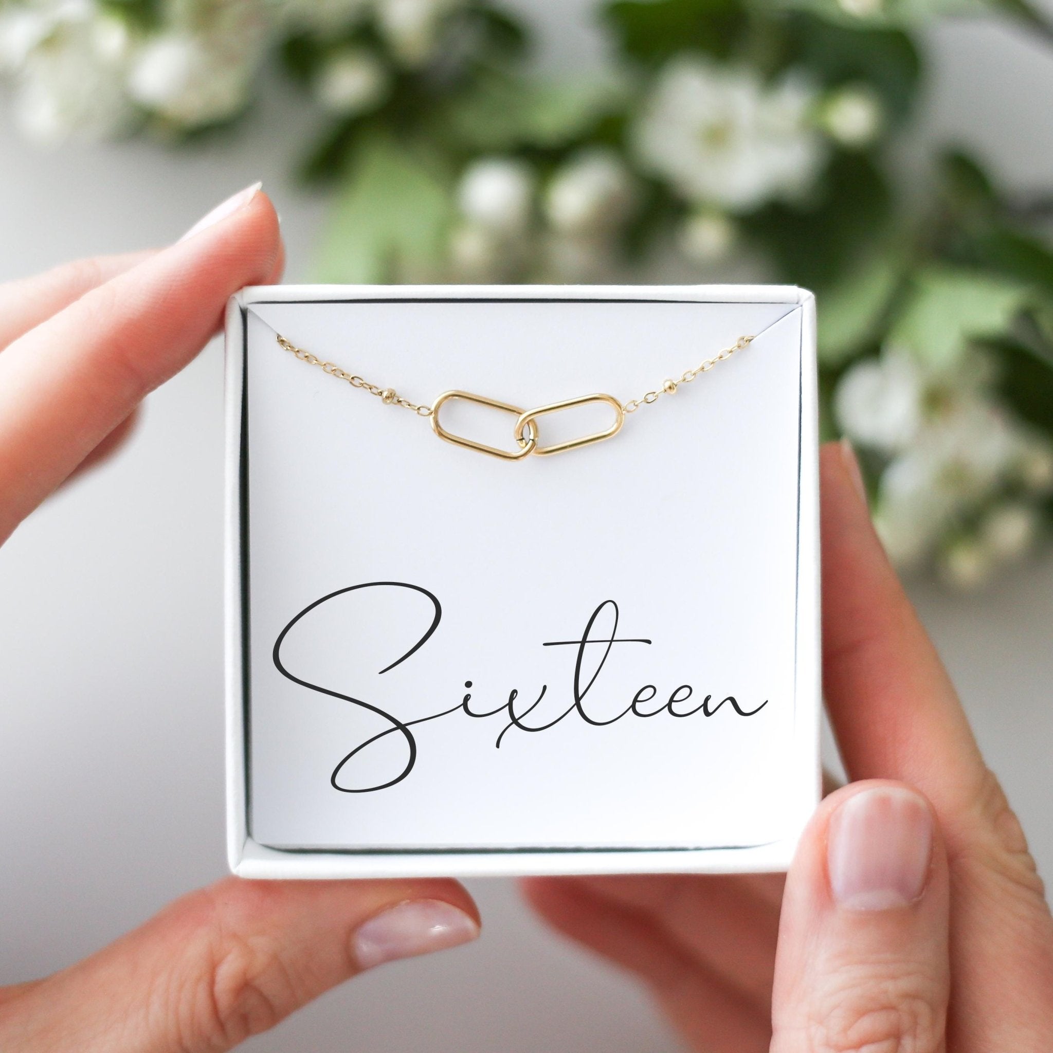 16th Birthday Gift – Interlocking Necklace