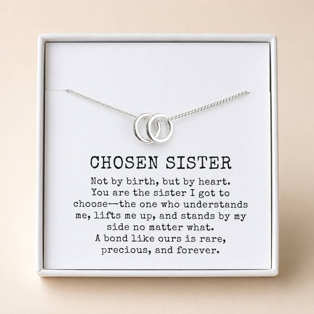 Chosen Sister - Tiny Rings Necklace