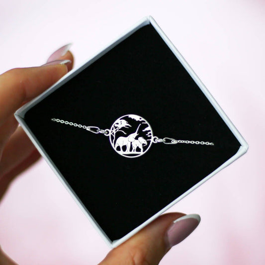 Elephant Family Bracelet