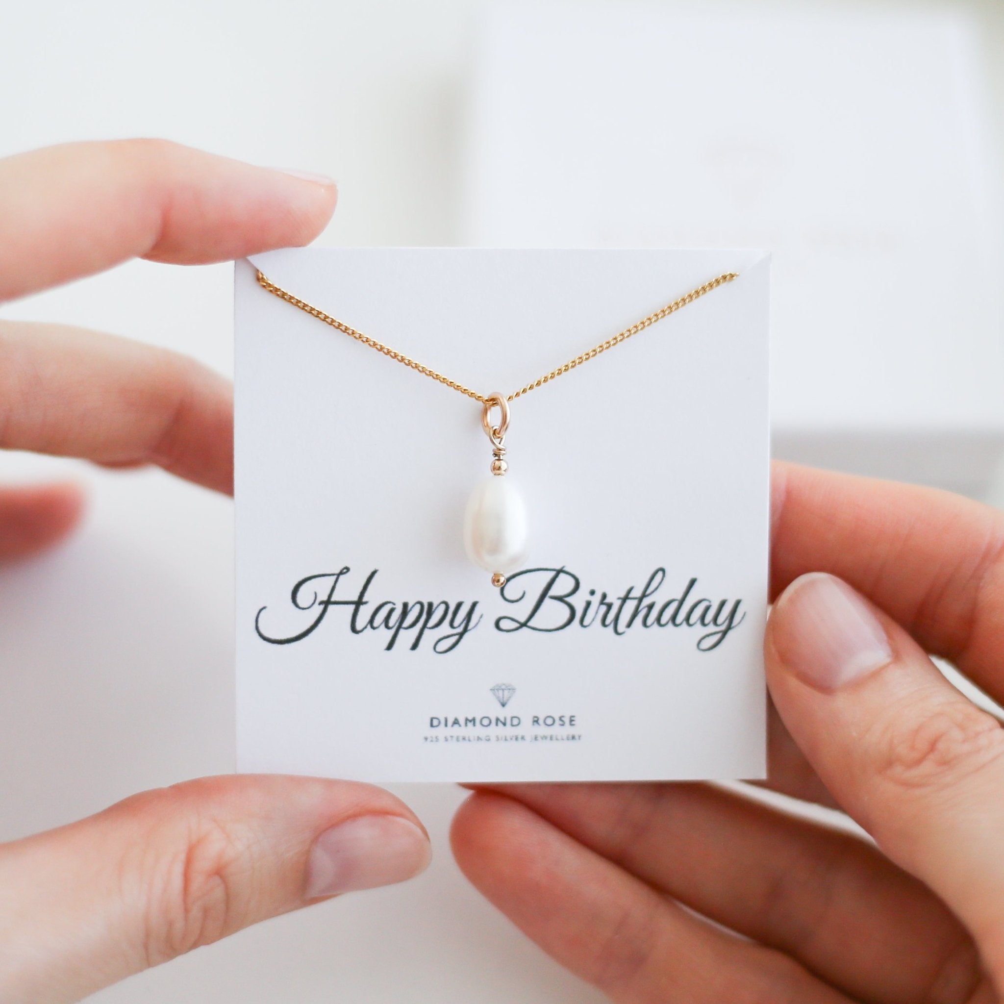 Birthday Pearl Necklace