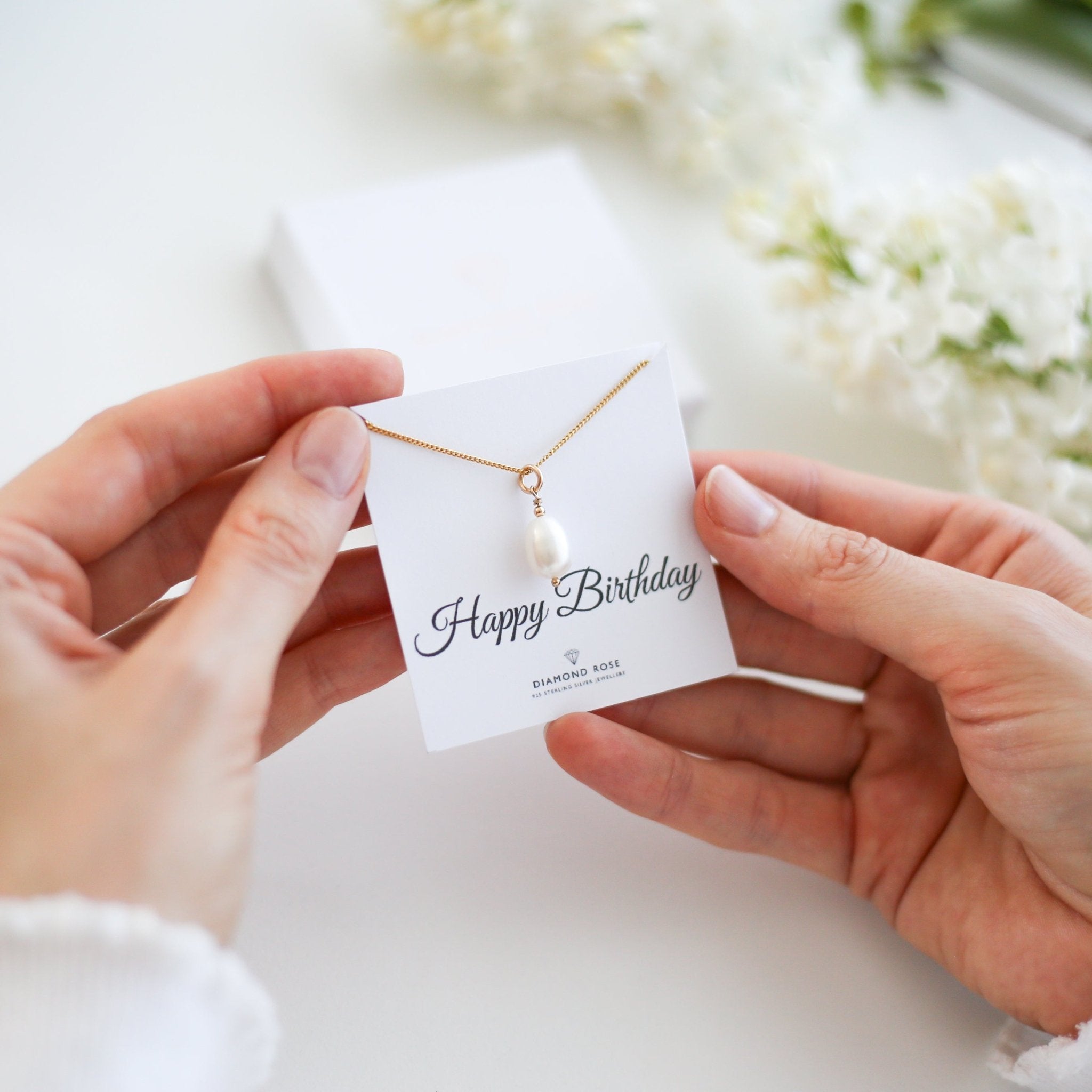 Birthday Pearl Necklace