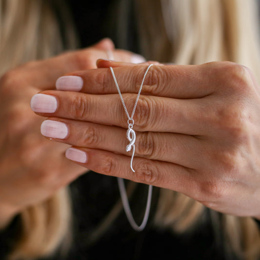 Snake Charm Necklace